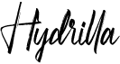 preview image of the Hydrilla font