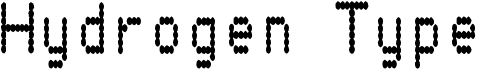 preview image of the Hydrogen Type font