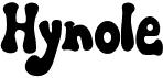 preview image of the Hynole font