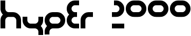 preview image of the Hyper 2000 font