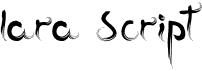 preview image of the Iara Script font