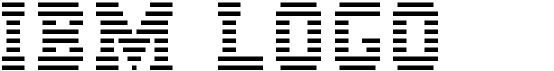 preview image of the IBM Logo font