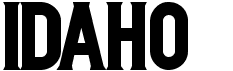 preview image of the Idaho font
