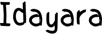preview image of the Idayara font