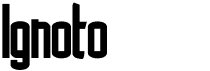 preview image of the Ignoto font