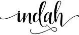 preview image of the Indah Script font