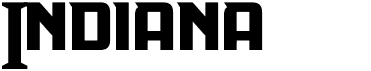 preview image of the Indiana font