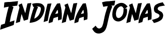 preview image of the Indiana Jonas font