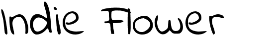 preview image of the Indie Flower font
