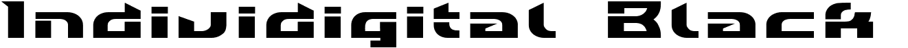 preview image of the Individigital Black font