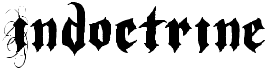 preview image of the Indoctrine font