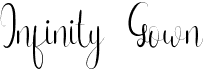preview image of the Infinity Gown font