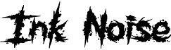 preview image of the Ink Noise font