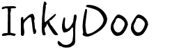preview image of the InkyDoo font