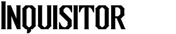 preview image of the Inquisitor font