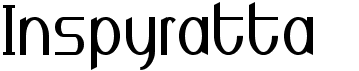 preview image of the Inspyratta font
