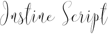 preview image of the Instine Script font