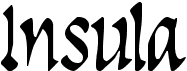 preview image of the Insula font