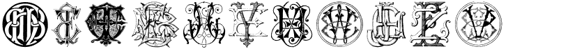 preview image of the Intellecta Monograms Random Samples Eleven font