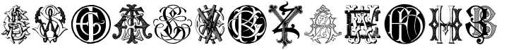 preview image of the Intellecta Monograms Random Samples Two font