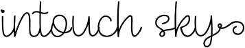 preview image of the Intouch Sky font