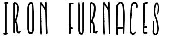preview image of the Iron Furnaces font
