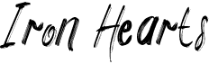 preview image of the Iron Hearts font