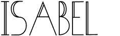 preview image of the Isabel font