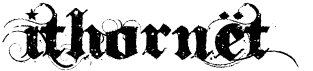 preview image of the Ithornët font