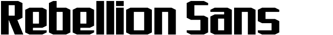 preview image of the J-LOG Rebellion Sans font