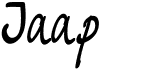 preview image of the Jaap font