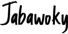 preview image of the Jabawoky font