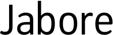 preview image of the Jabore font