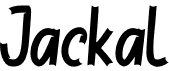 preview image of the Jackal font
