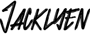 preview image of the Jacklyen font