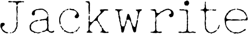 preview image of the Jackwrite font