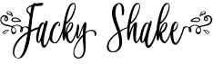 preview image of the Jacky Shake font