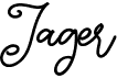 preview image of the Jager font