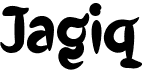 preview image of the Jagiq font