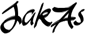 preview image of the JakAs font