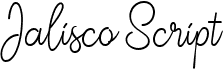 preview image of the Jalisco Script font