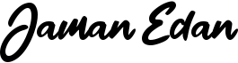 preview image of the Jaman Edan font