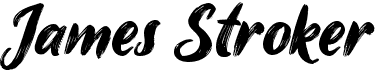 preview image of the James Stroker font