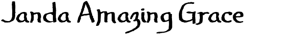 preview image of the Janda Amazing Grace font