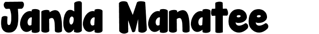preview image of the Janda Manatee font