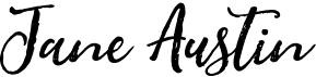 preview image of the Jane Austin font