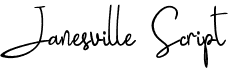 preview image of the Janesville Script font