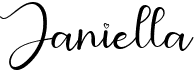 preview image of the Janiella font