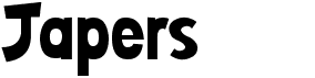 preview image of the Japers font
