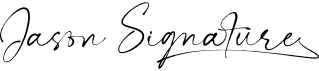 preview image of the Jason Signature font